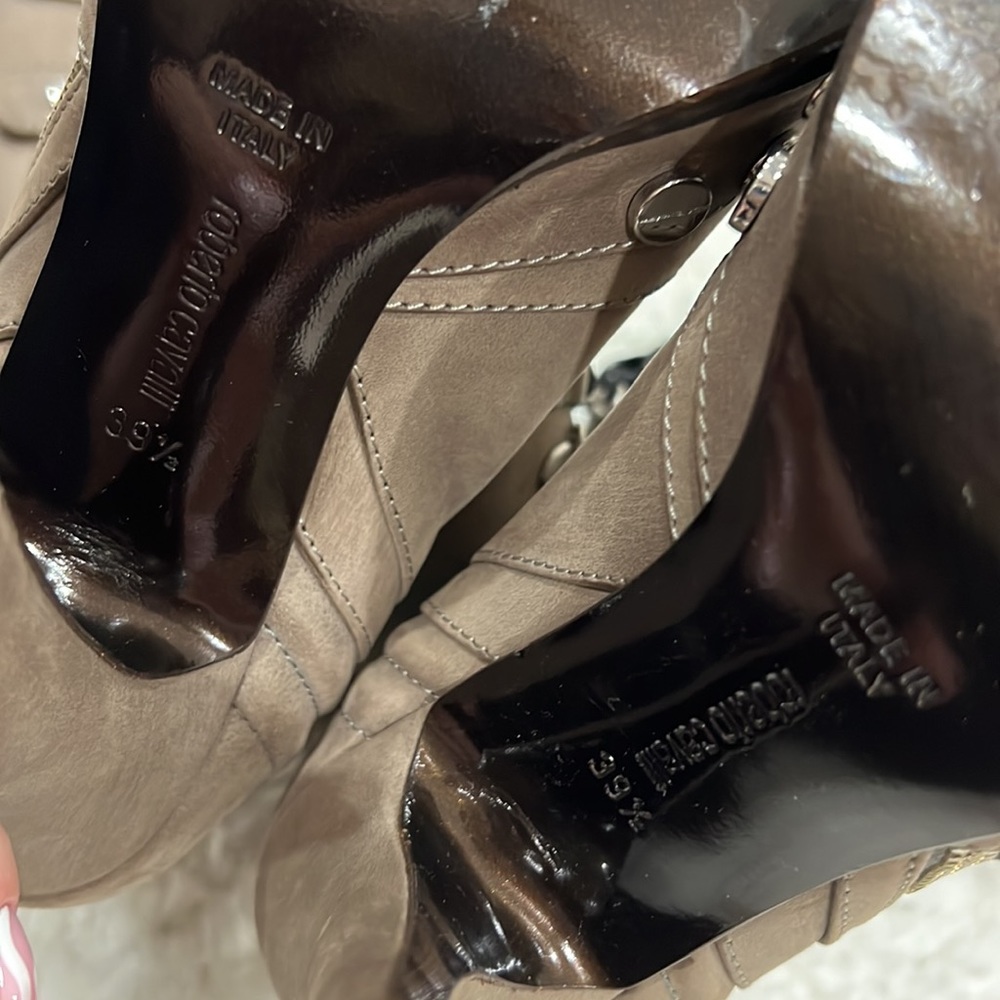 ROBERTO CAVALLI Knee High Boots Sz 39.5 - Picture 4 of 9